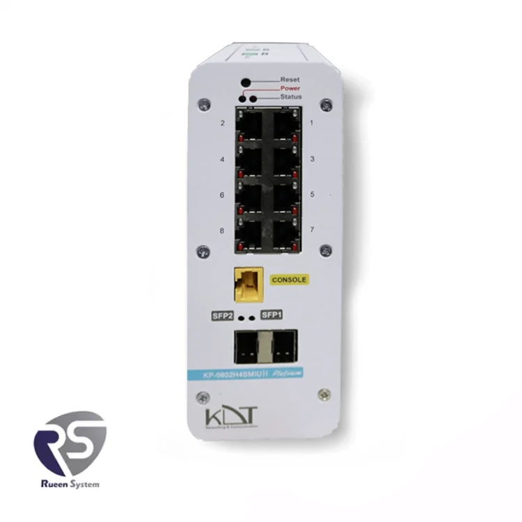 سوئیچ شبکه کی دی تی مدل KP-0802H4SMIUH