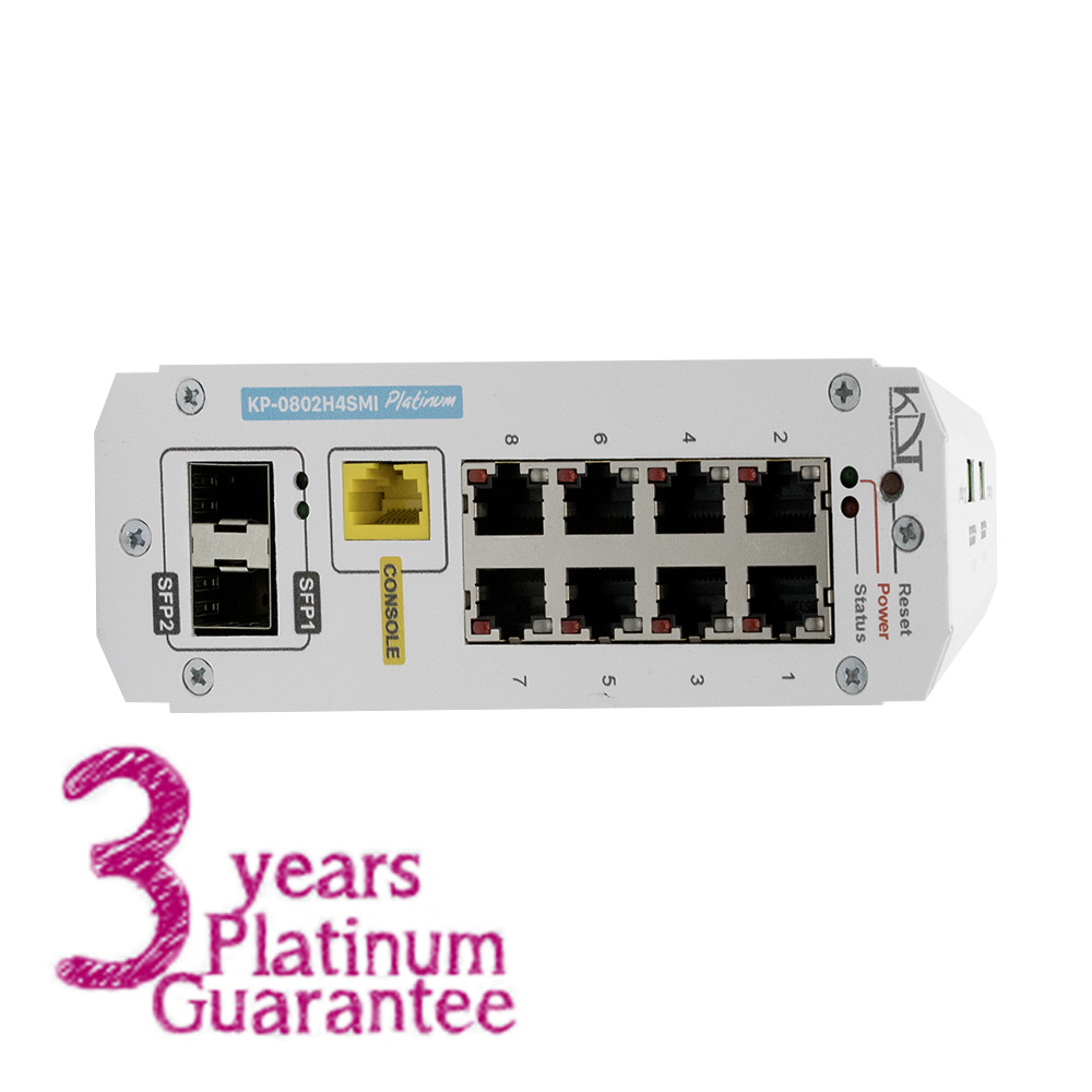 سوئیچ شبکه POE کی دی تی مدل KP-0802H4SMI Plus