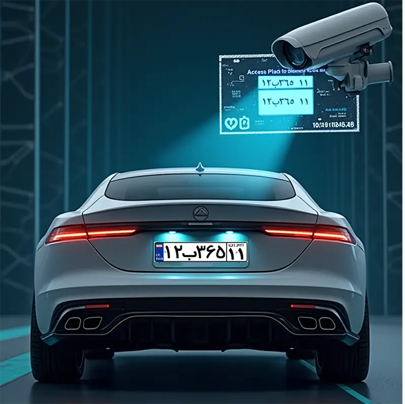 License plate camera