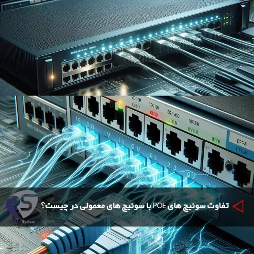 تفاوت سوئیچ های POE با سوئیچ های معمولی
